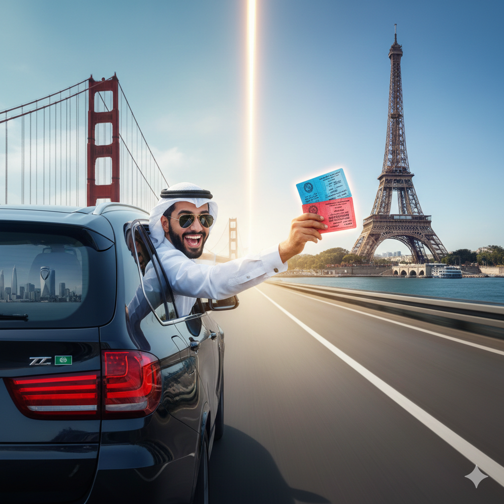 افضل واسرع شركة استخراج رخصه القيادة الدوليه في السعوديه