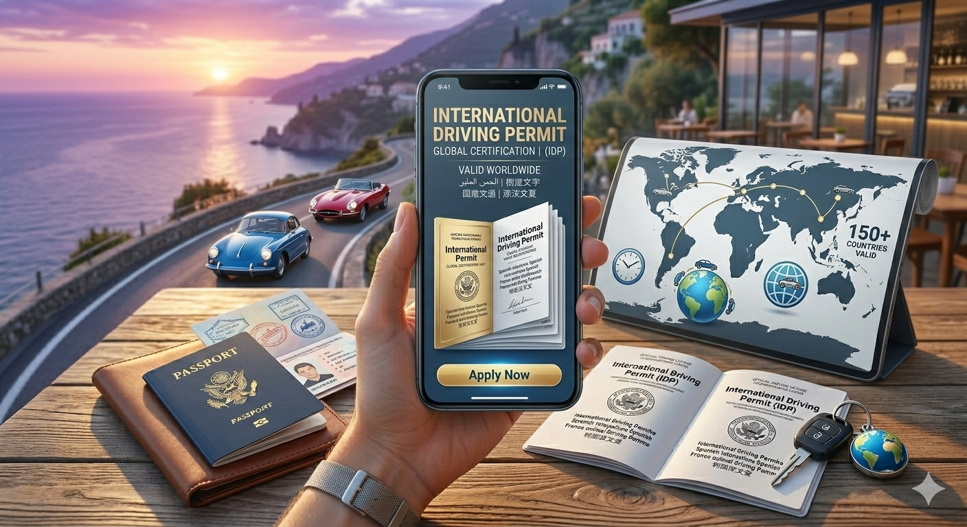 استخراج رخصة قيادة دولية