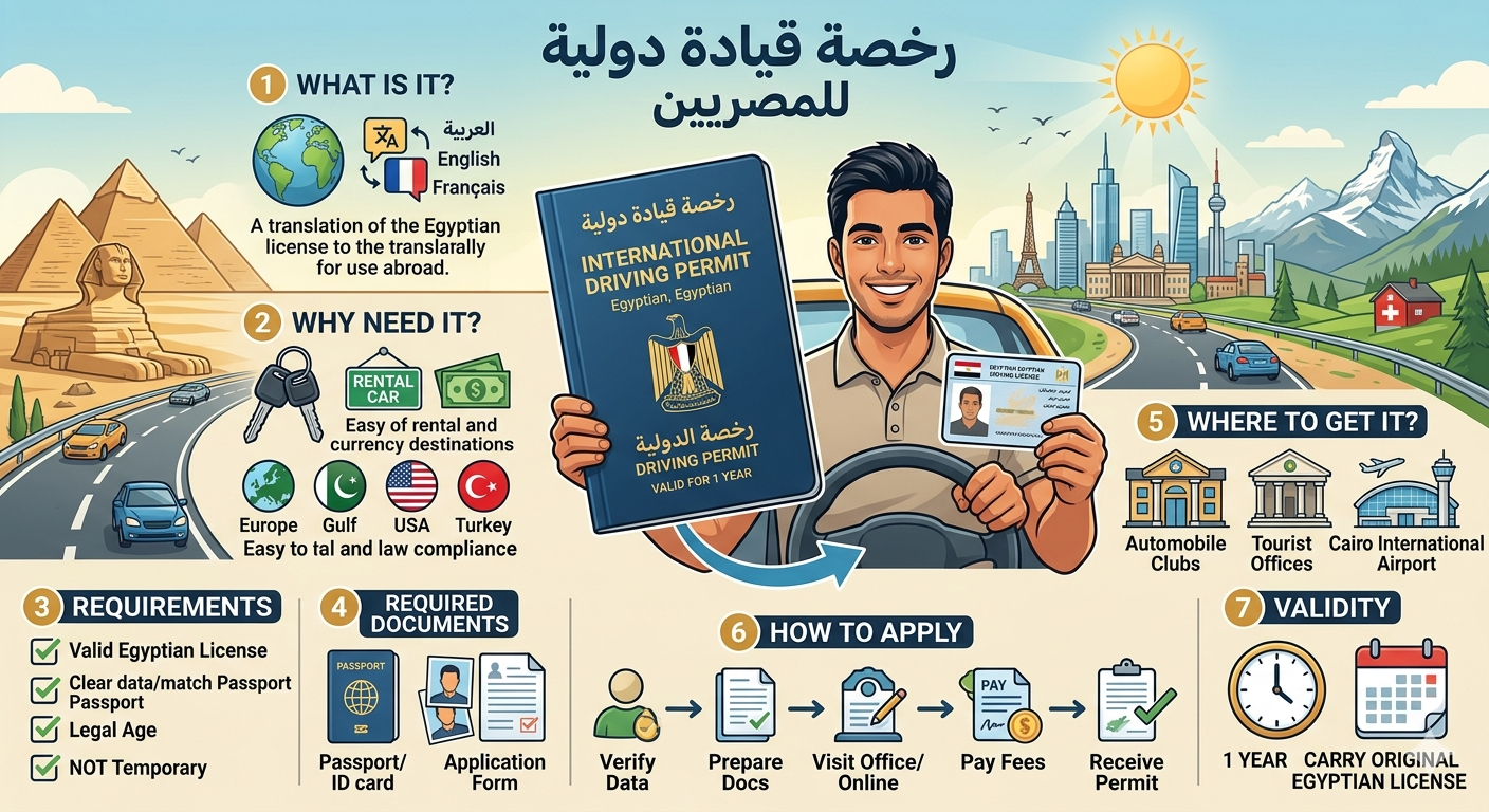 رخصة قيادة دولية اونلاين