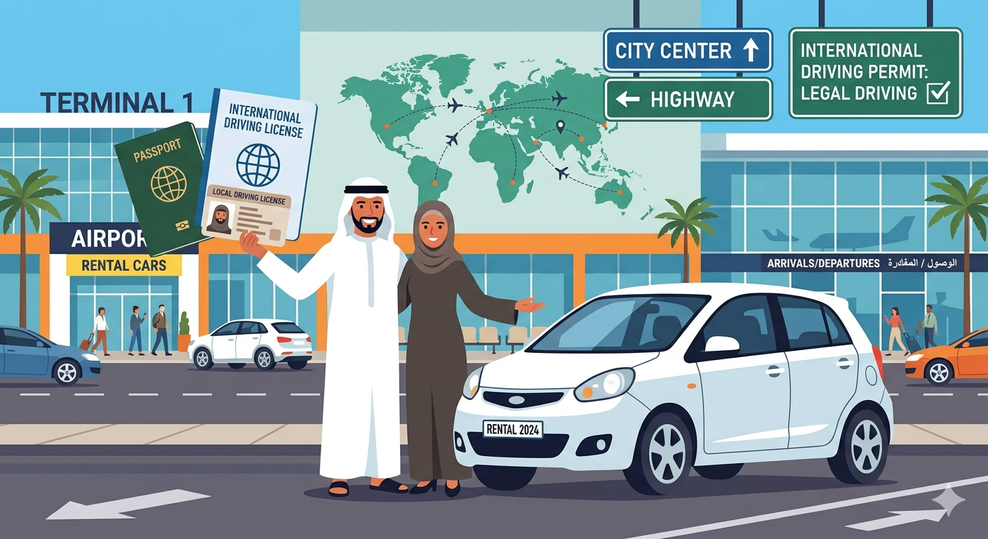 رخصة قيادة دولية اونلاين