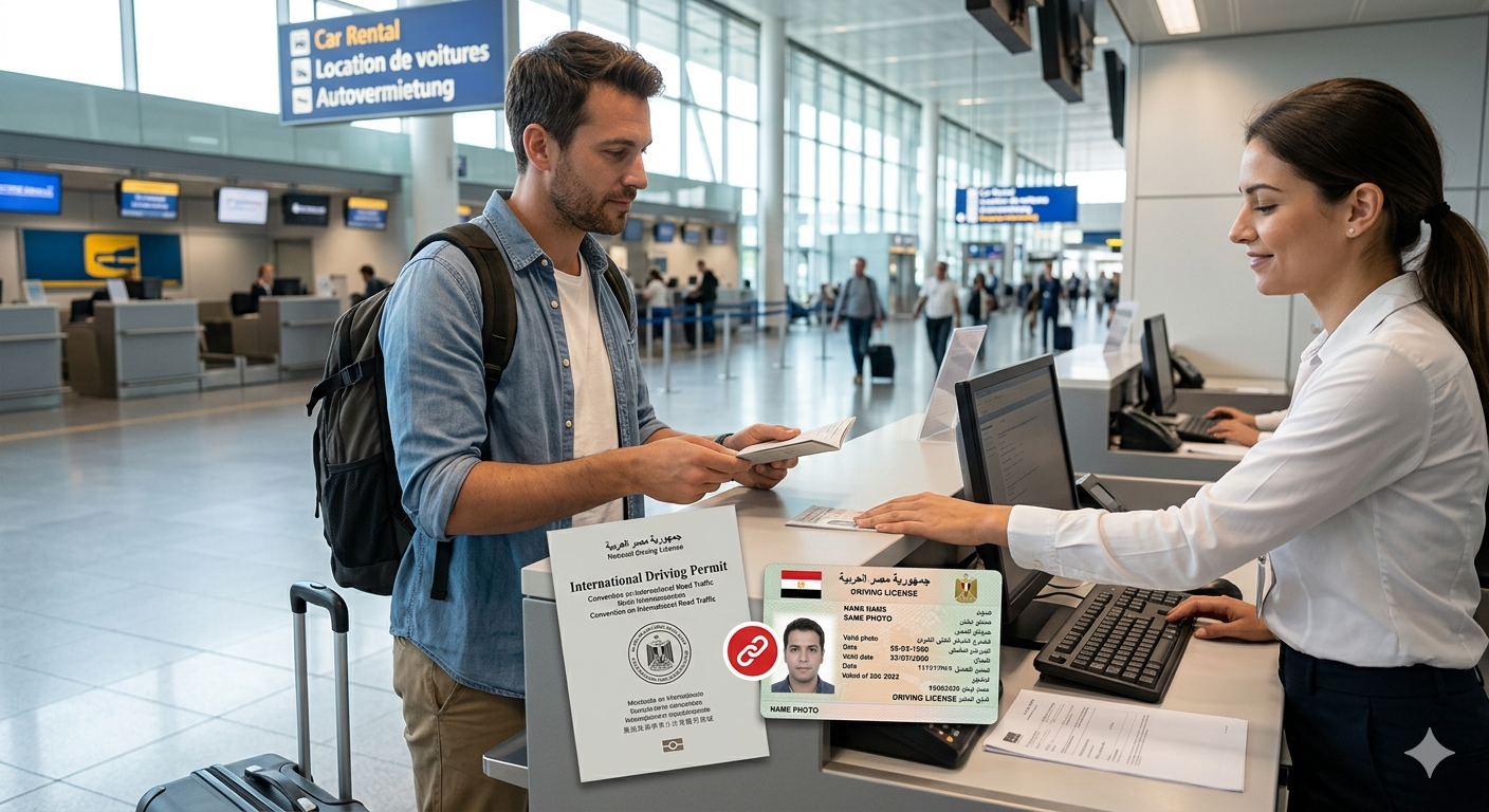 رخصه قياده دوليه مصر