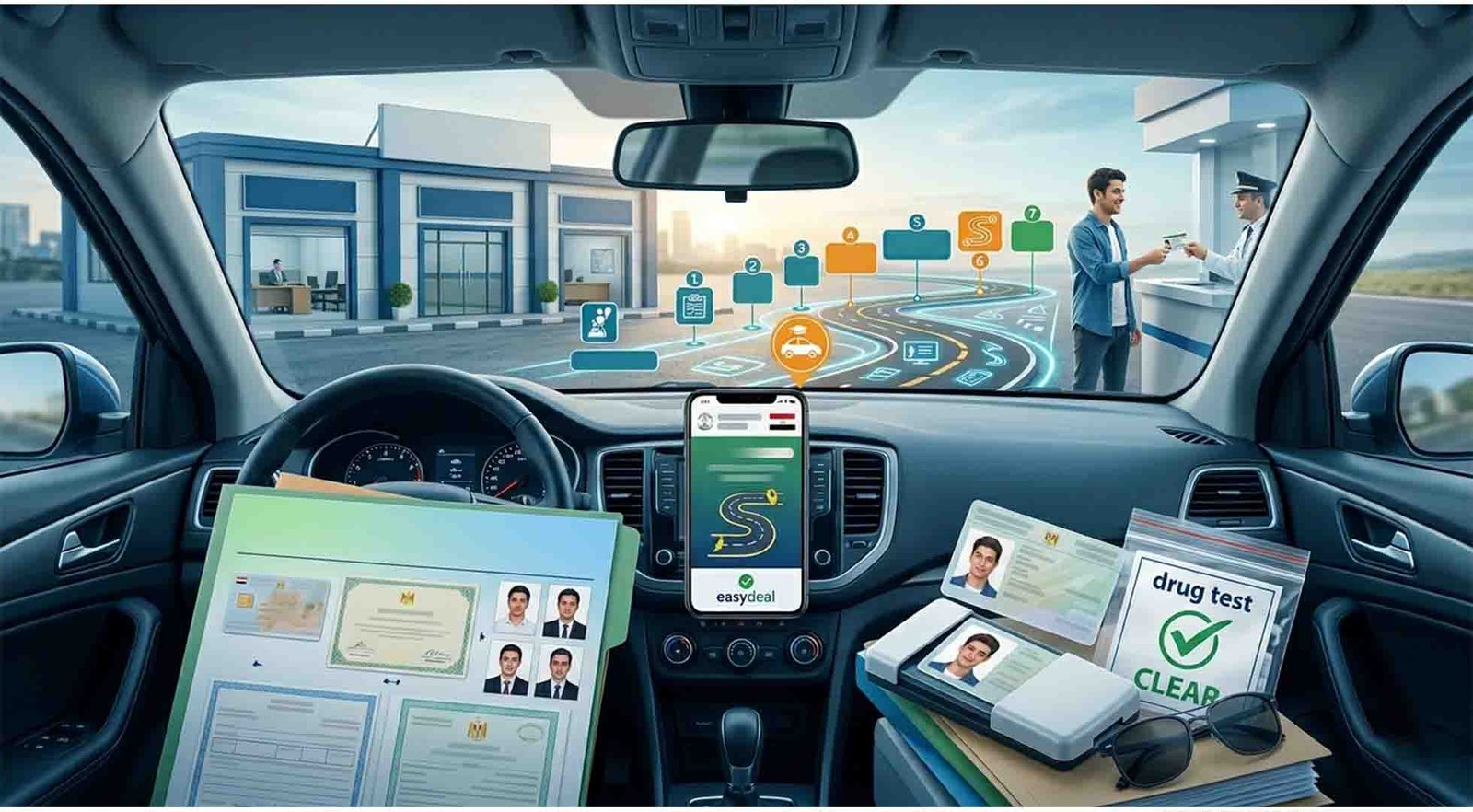 رخصه القياده في مصر الان لدي موقعنا