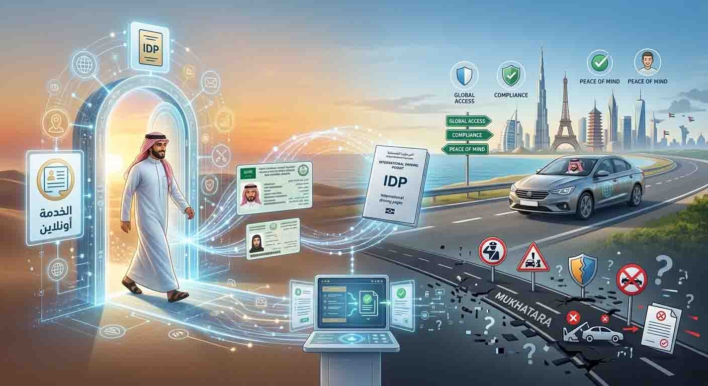 استخراج رخصه قياده دوليه اونلاين الان