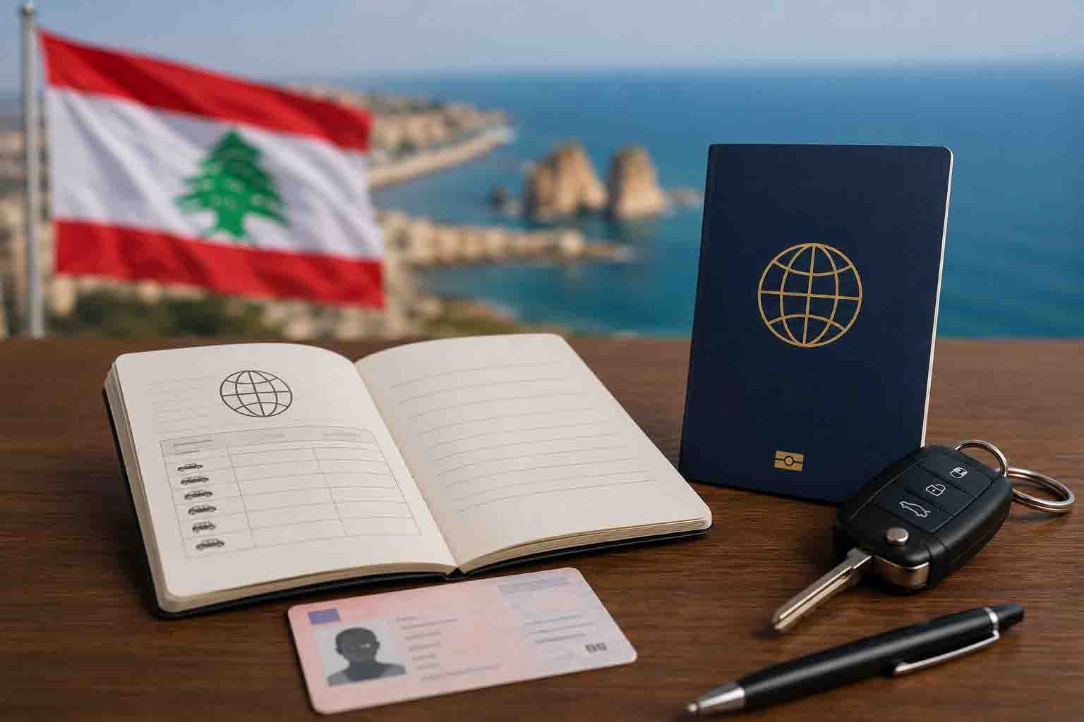 رخصه قيده دوليه اونلاين في لبنان