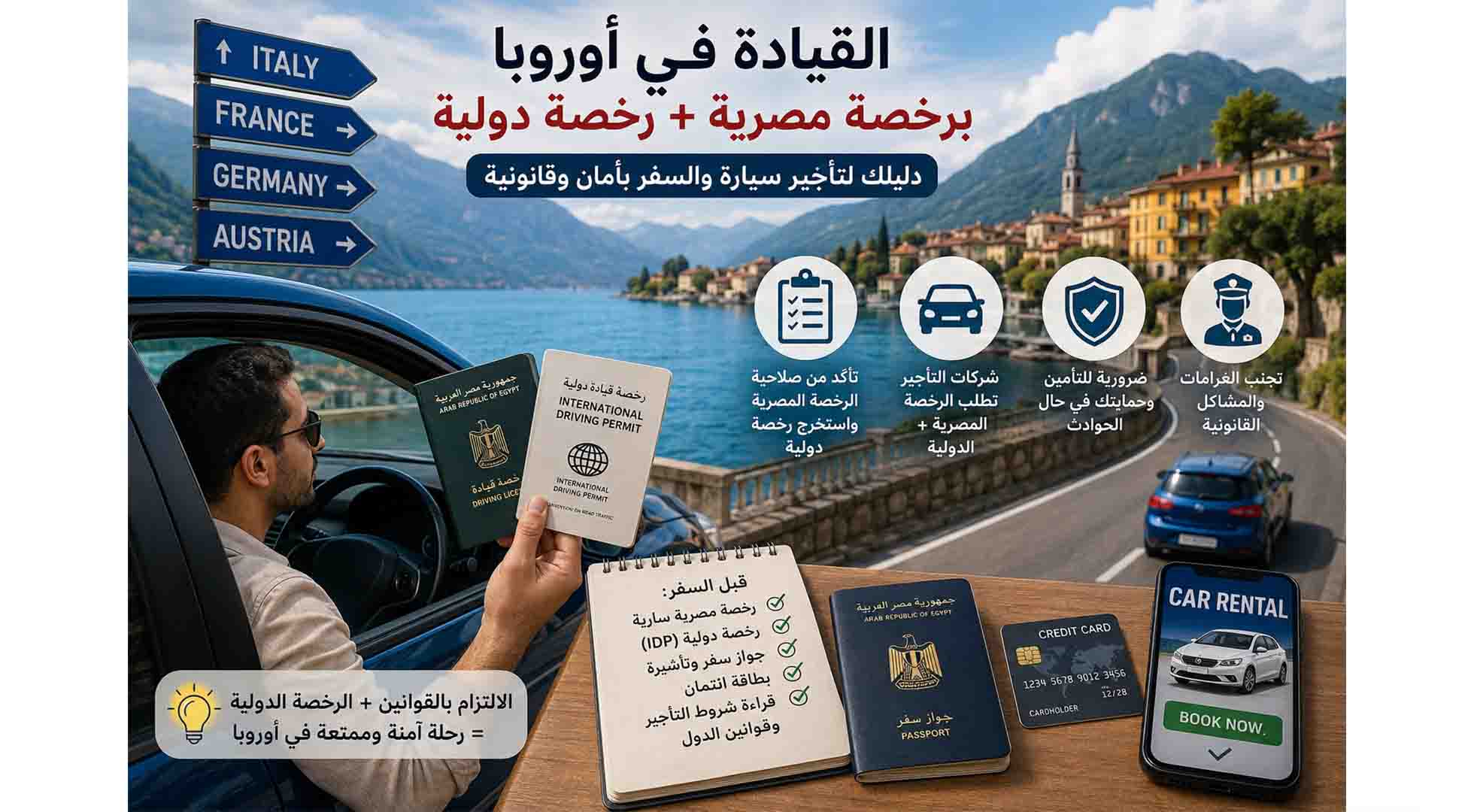 رخصه قياد دوليه اونلاين