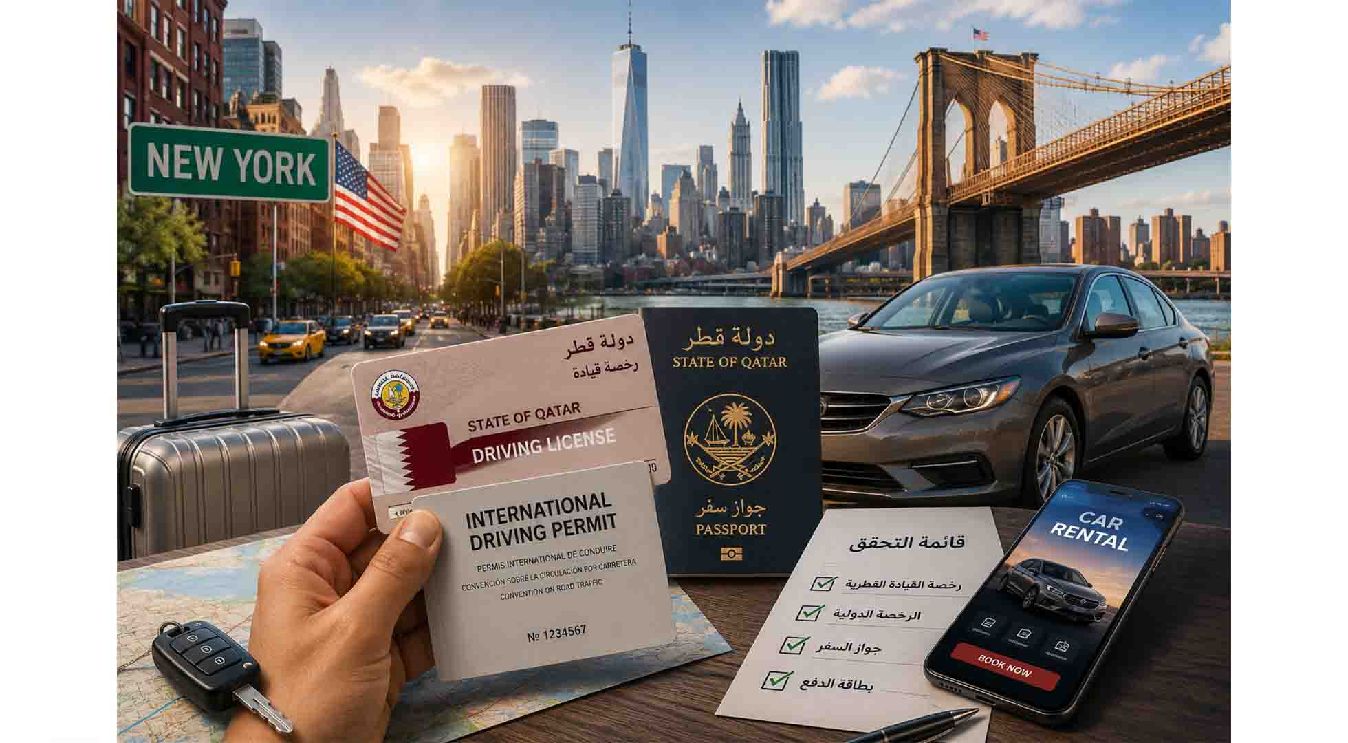 رخصه قياده دوليه في قطر